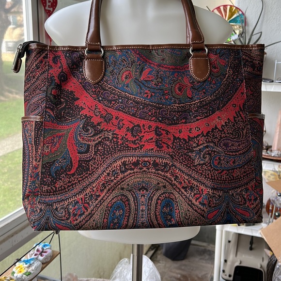 Chaps by Ralph Lauren paisley bag - Picture 5 of 9